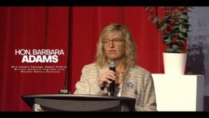 Michael’s Memories – My Debut Book Launch: Special Words from the Deputy Premier, BARBARA ADAMS